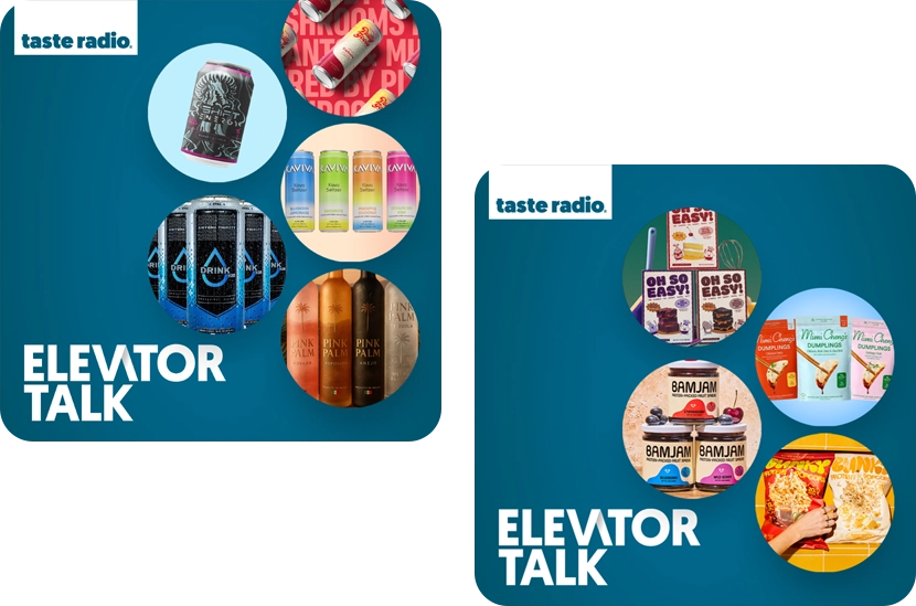 A brand founder pitching on Elevator Talk