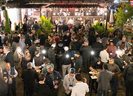 Attendees at the official Brewbound Live party