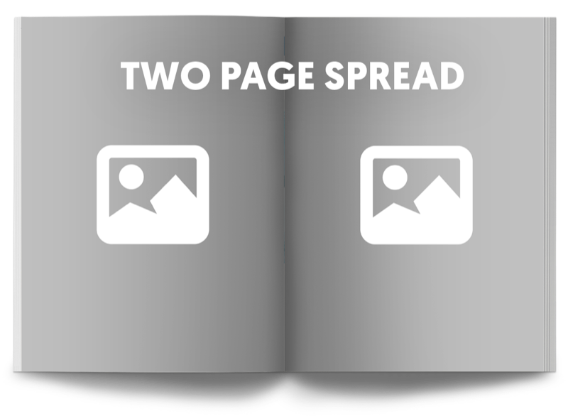 Mockup of a two page spread magazine ad in the BevNET Magazine